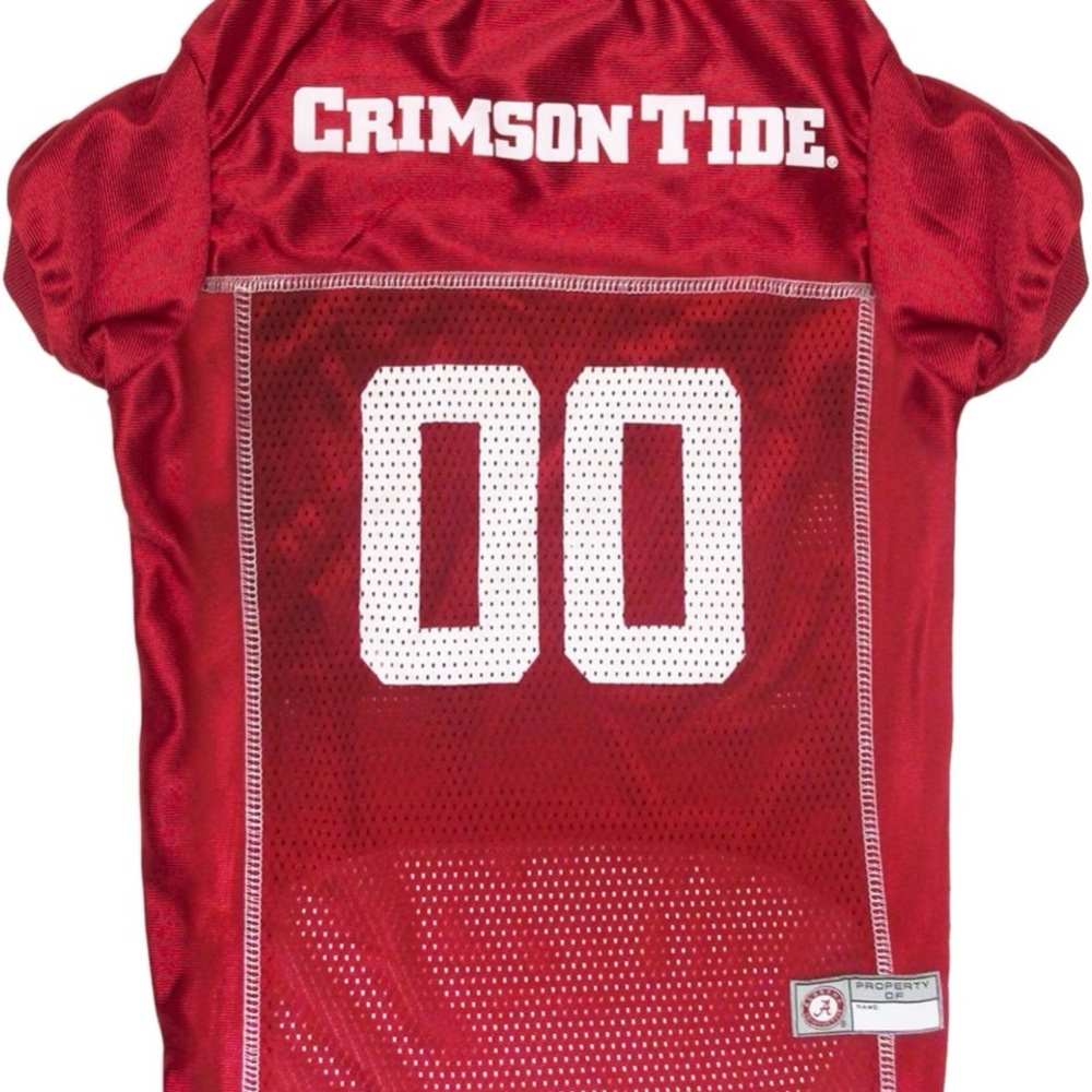 Crimson Tide Red Pet Jersey